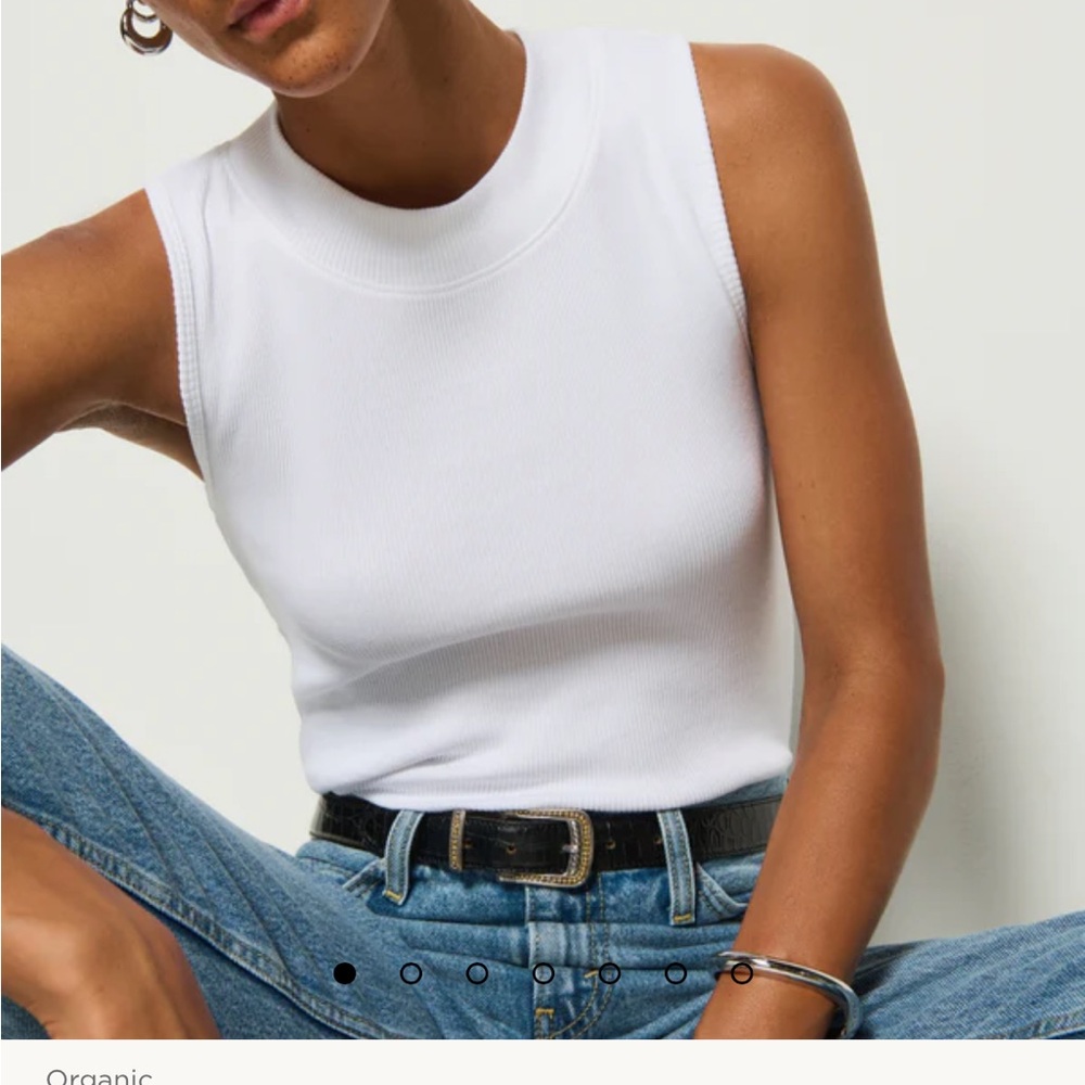 Nation LTD Joan Tank White Organic